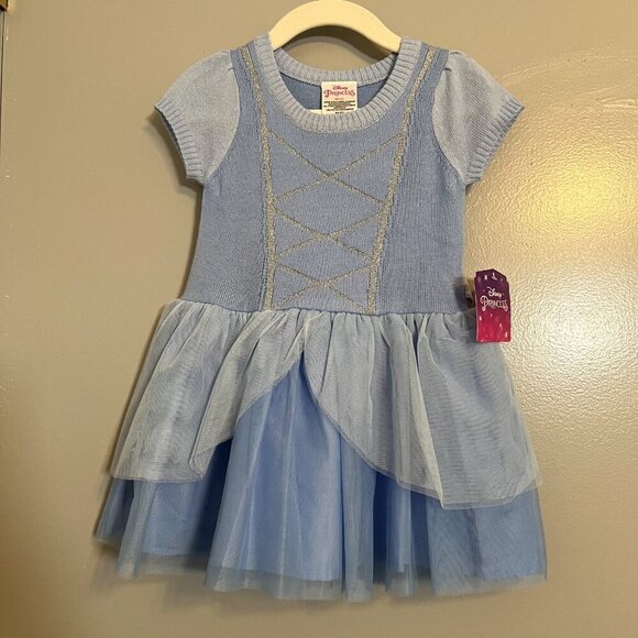 NWT Disney Toddler Girl Cinderella Cosplay Dress Size 2T - Picture 2 of 5